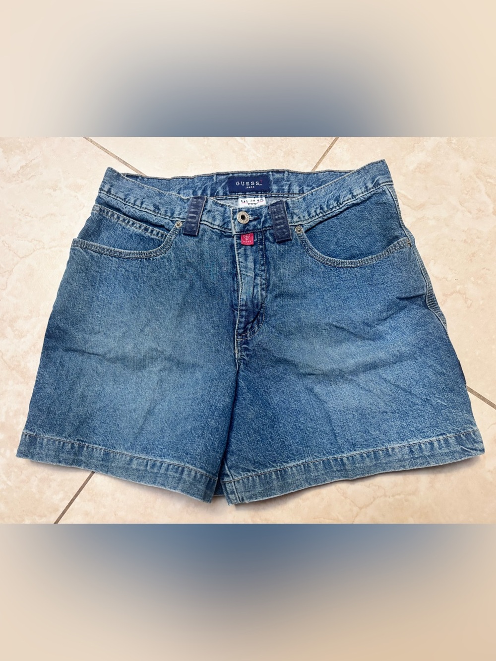 Guess Vintage Blue Denim Jean Shorts